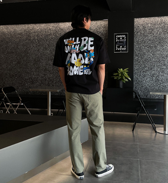 (L-5XL)<BR>쏘롤리 半そでティー