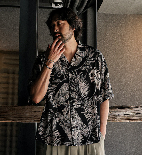 (XL-6XL)<BR>루하니 半袖シャツ