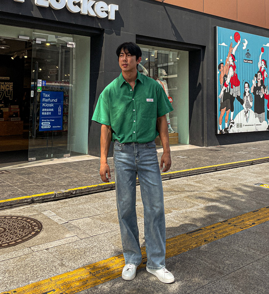 (XL-6XL)<BR>무하스 半袖シャツ