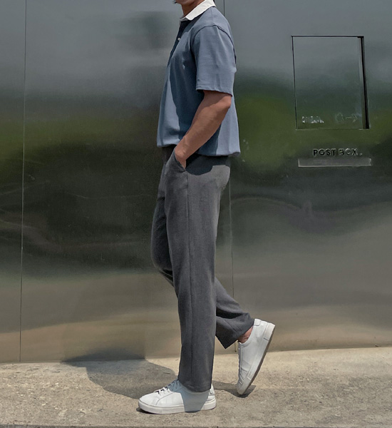 (M-6XL)<br>자오티 スリムフィット マジック·バンディング スレックス S102<br><font color="#224f20"><B>*長さを選択 (基本的な,ロング+10cm)</B></font>