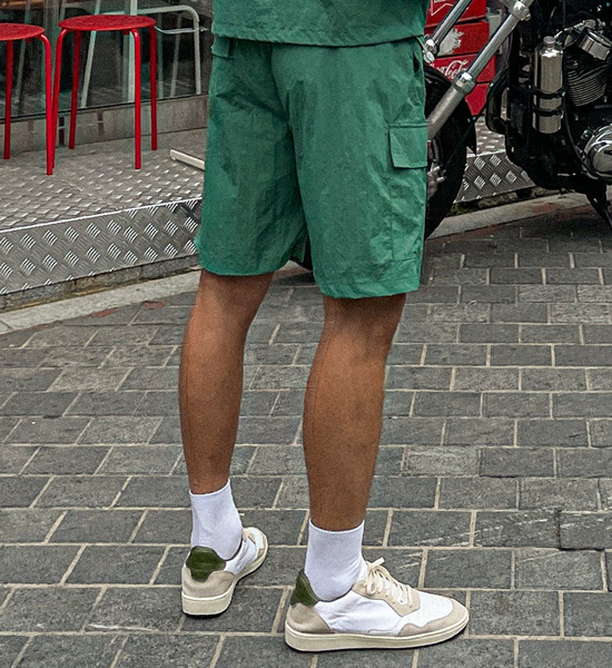 (M-6XL)<BR>스토지 ナイロン カーゴバンディングショートパンツ 82301
