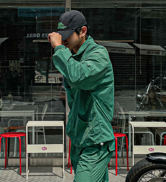 (M-6XL)<BR>코로트 ナイロンジップアップ 82301