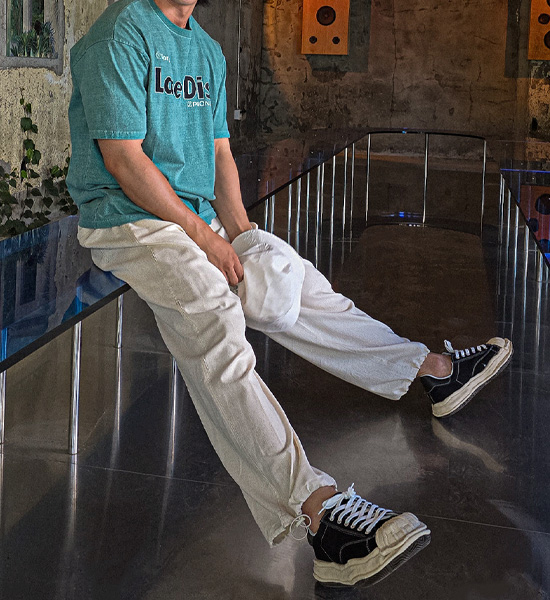 (XL-6XL)<BR>키쏘 リネンバンディングパンツ