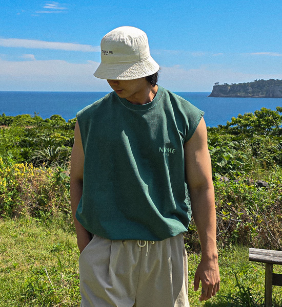 (XL-6XL)<BR>필리포 顔料 袖なし