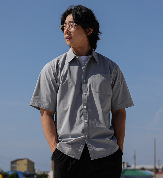 (L-6XL)<BR>모카렌 半袖シャツ