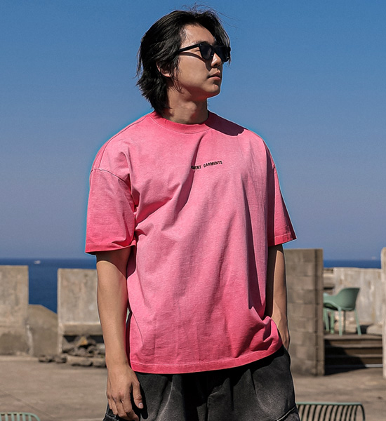 (XL-6XL)<BR>라소이 顔料 半そでティー