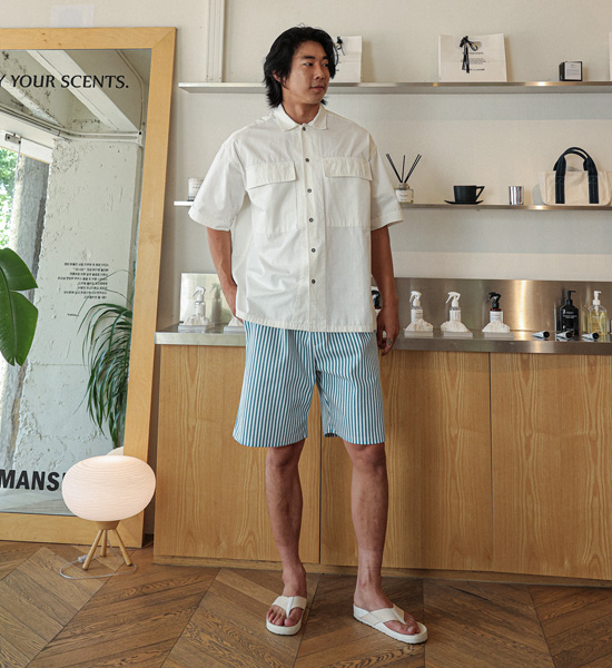 (L-5XL)<BR>타하시 半袖シャツ 1103