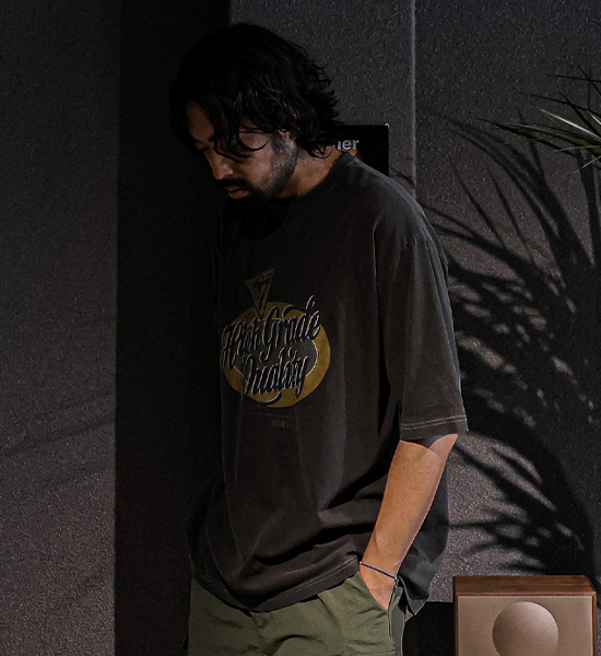(XL-6XL)<BR>타즈퍼 顔料 半そでティー