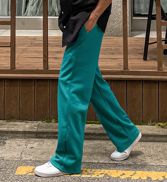 (S-4XL)<BR>코두바 セミワイドフィット バンディングパンツ