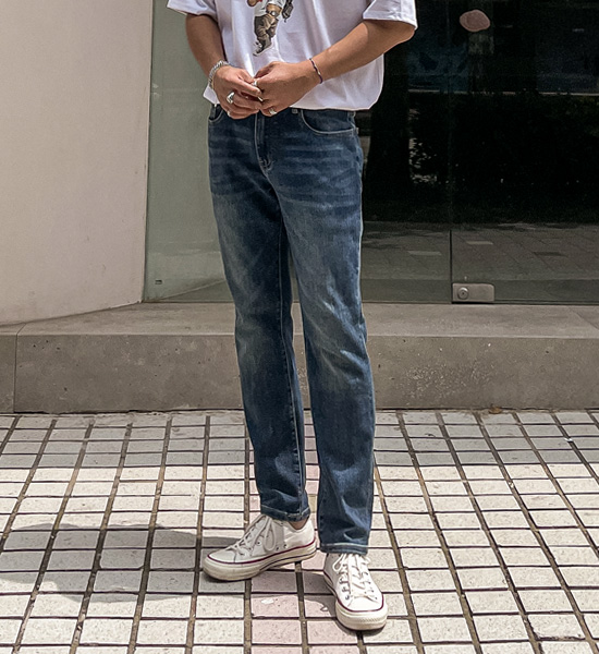 (30-46)<br>필로티 スリムフィット デニムパンツ 876