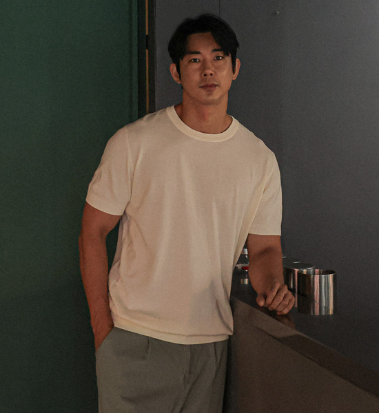 (L-5XL)<br>라토단 半袖のニット DT23113<BR><B><FONT COLOR="#ff4800">[追加割引]</FONT></B>