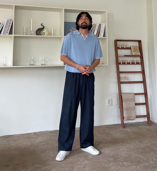 (XL-6XL)<BR>키쏘 リネンバンディングパンツ