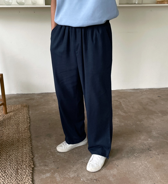 (XL-6XL)<BR>키쏘 リネンバンディングパンツ