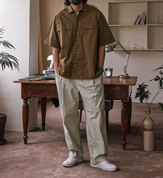 (L-5XL)<BR>타하시 半袖シャツ 1103