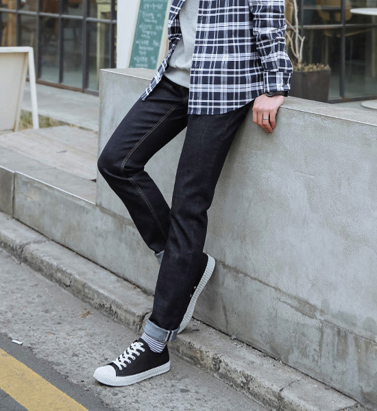 (30-46)<BR>만나자 ノンウォッシュデニムパンツ 592
