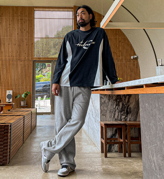 (XL-6XL)<BR>아자젤 배색긴팔티