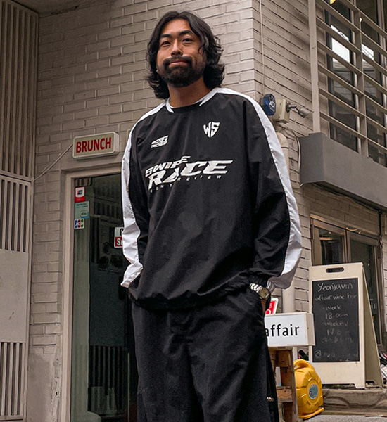 (XL-6XL)<BR>러빙헛 ナイロン マンツーマン