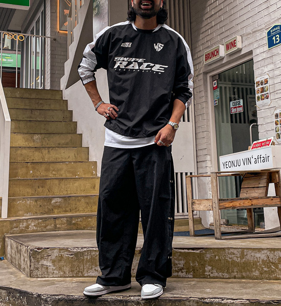 (XL-6XL)<BR>러빙헛 ナイロン マンツーマン