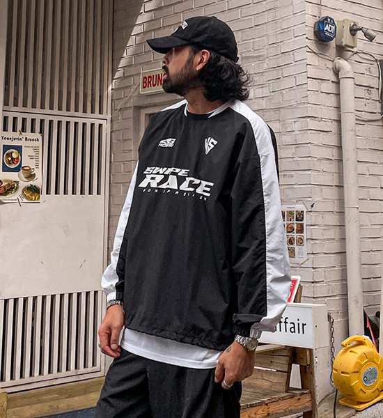 (XL-6XL)<BR>러빙헛 ナイロン マンツーマン