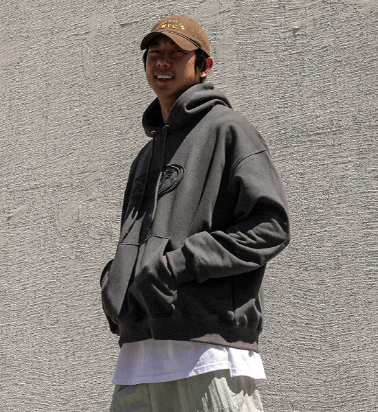 (XL-6XL)<BR>프엘 フードティーシャツ