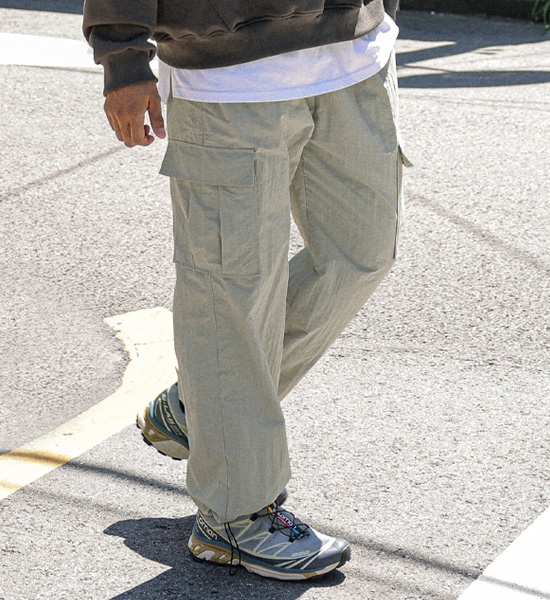 (M-4XL)<BR>딘츄 セミワイドフィット カーゴバンディングパンツ 729