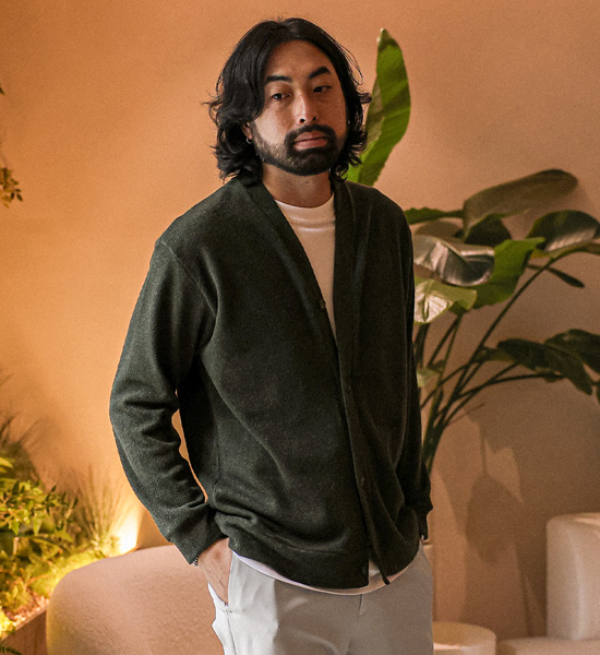 (L-4XL)<BR>고티야 カーディガン