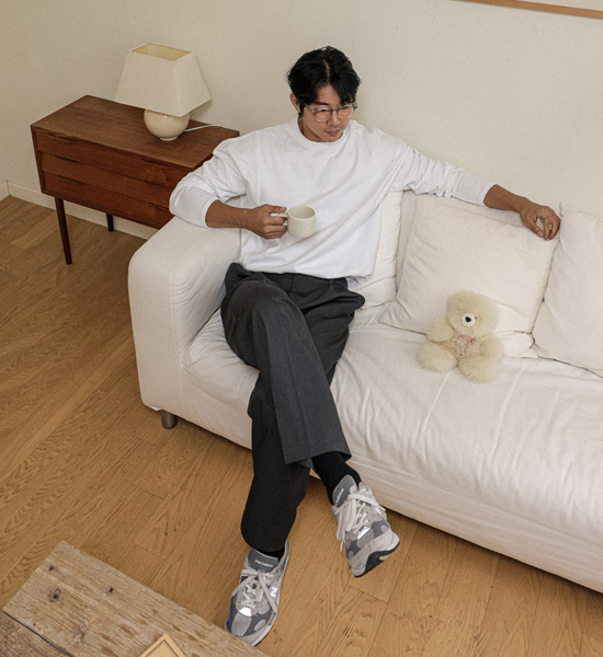 (S-5XL)<BR>쑤티 セミワイドフィット バックバンディング スレックス