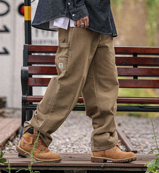 (S-5XL)<BR>퓨로 セミワイドフィット ウォンクパンツ <br><font color="#098a09"><B>長さを選択 (基本的な,ロング+8cm)</B></font>