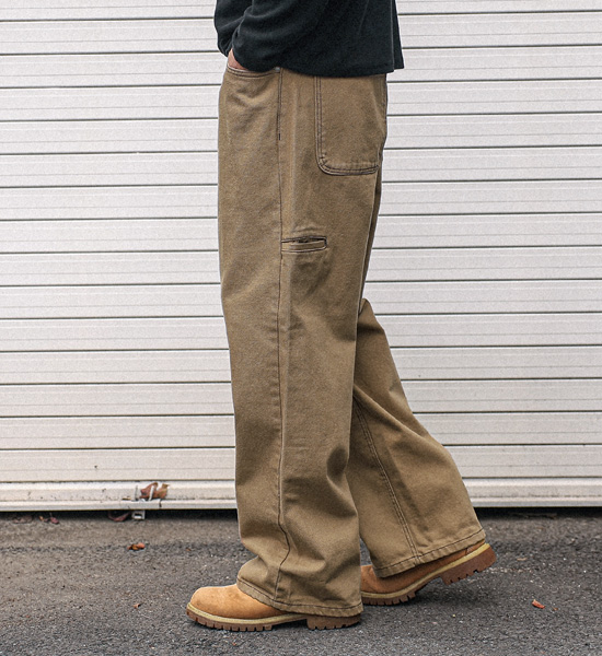 (S-5XL)<BR>퓨로 セミワイドフィット ウォンクパンツ <br><font color="#098a09"><B>長さを選択 (基本的な,ロング+8cm)</B></font>