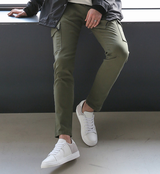 (30~48)<BR>사이좋게 バンディングパンツ <br><font color="#098a09"><B>長さを選択 (基本的な,ロング+10cm)</B></font>