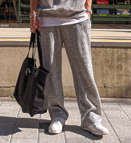 (XL-6XL)<br>단다리 セミワイドフィット リブバンディングパンツ P003<BR><B><FONT COLOR="#ff4800">[追加割引]</FONT></B>