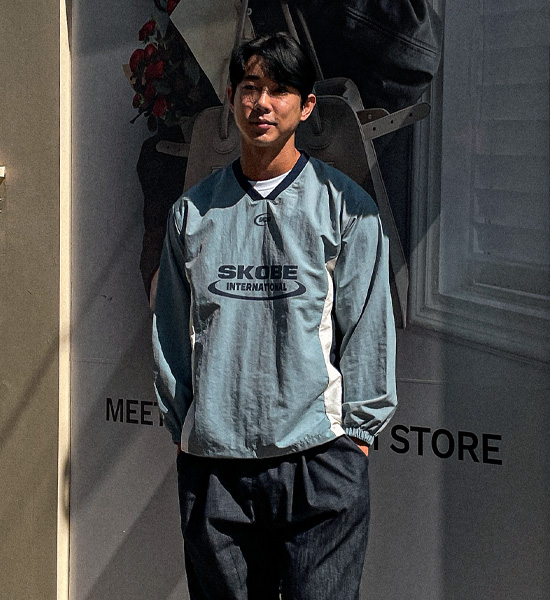 (XL-4XL)<BR>스코비 ナイロン 長袖Tシャツ