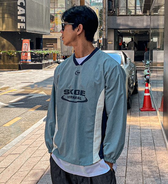 (XL-4XL)<BR>스코비 ナイロン 長袖Tシャツ