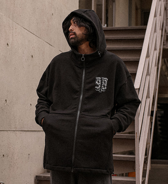 (XL-4XL)<BR>스키아투 フードジップアップ 98