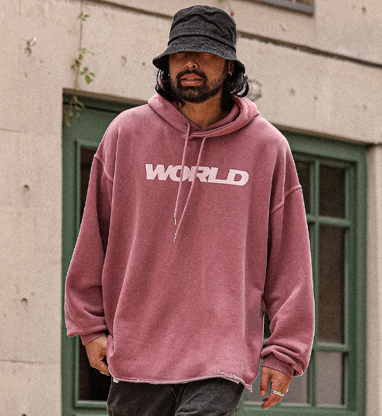 (XL-6XL)<BR>차무다코 顔料 フードティーシャツ