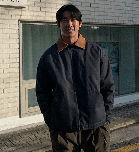 (XL-4XL)<BR>토크라치 배색점퍼