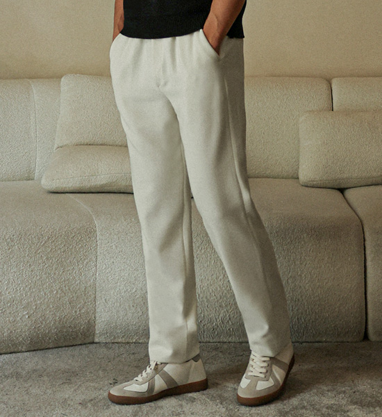 (S-2XL)<br>인베스트 バンディングスラックス <br><font color="#098a09"><B>長さを選択 (基本的な,ロング+10cm)</B></font>