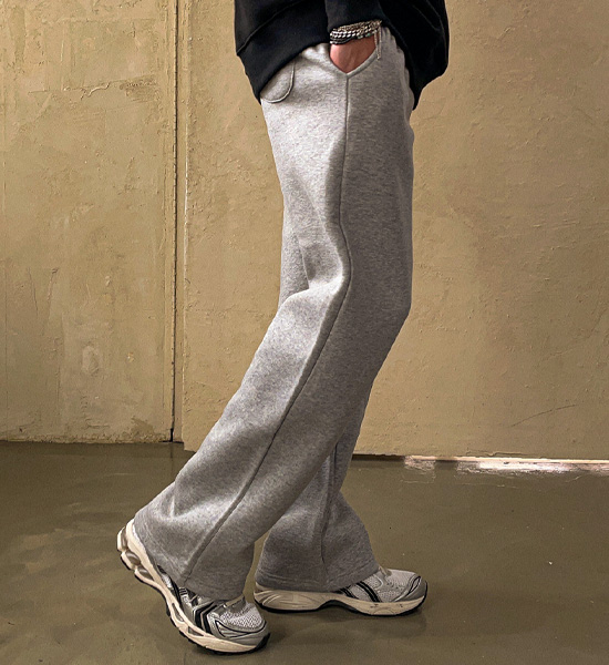 (M-6XL)<BR>스티수드 セミワイドフィット バンディングパンツ