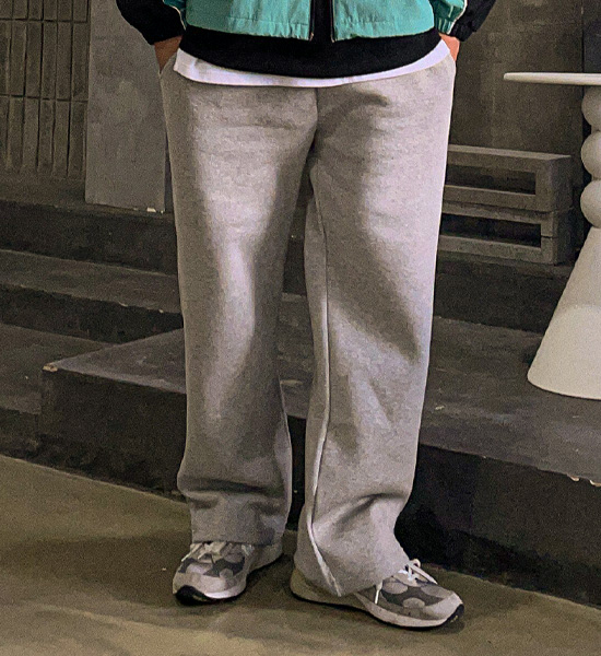(M-6XL)<BR>스티수드 セミワイドフィット バンディングパンツ