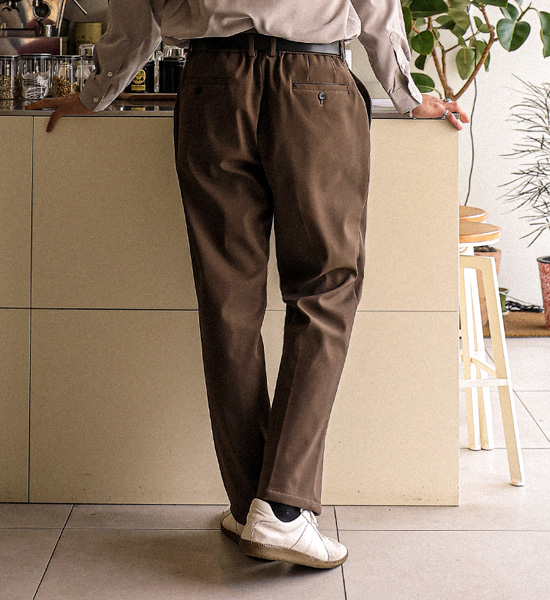 (L-5XL)<BR>수프리드 バックバンディングスラックス(スリムフィット/標準フィット)<br><font color="#098a09"><B>長さを選択 (基本的な,ロング+8cm)</B></font><BR><B><FONT COLOR="#ff4800">[追加割引]</FONT></B>