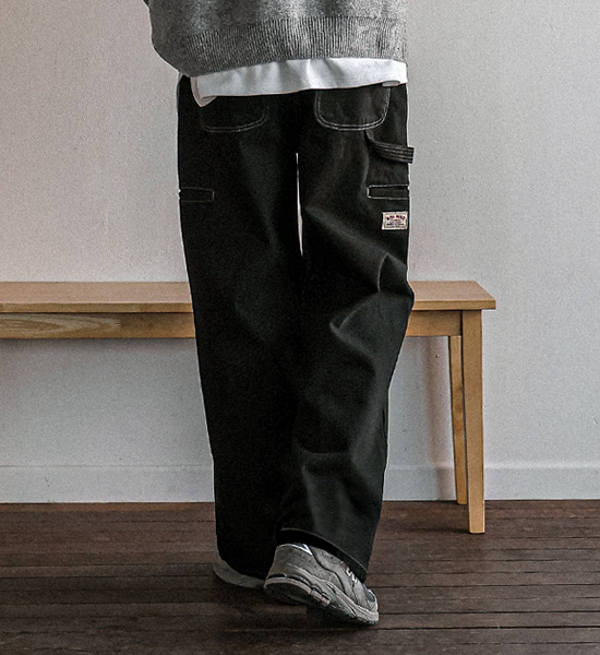 (S-5XL)<BR>퓨로 セミワイドフィット ウォンクパンツ <br><font color="#098a09"><B>長さを選択 (基本的な,ロング+8cm)</B></font>