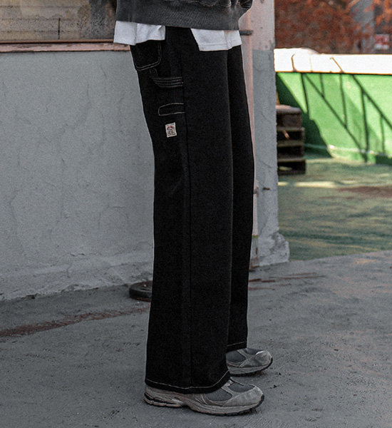 (S-5XL)<BR>퓨로 セミワイドフィット ウォンクパンツ <br><font color="#098a09"><B>長さを選択 (基本的な,ロング+8cm)</B></font>