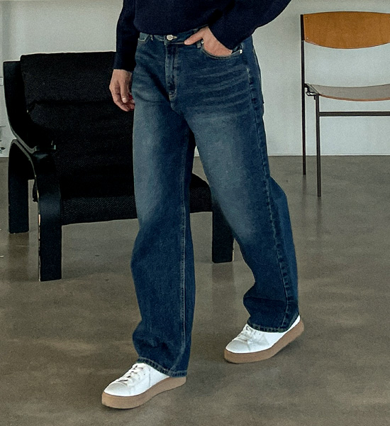 (S-3XL)<br>베토라 標準フィット デニムパンツ #03