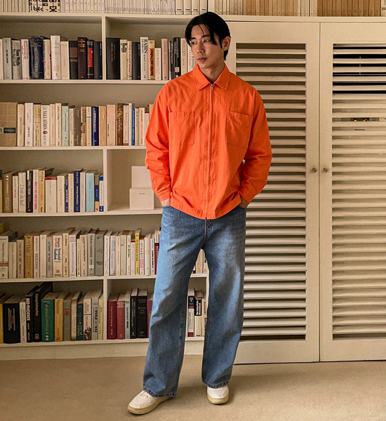 (L-5XL)<BR>그레그 워싱셔츠&ジャケット