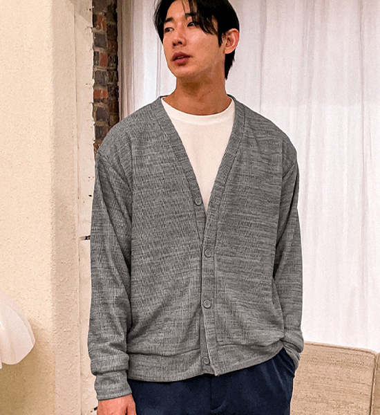(M-2XL)<BR>벨커 ニットカーディガン