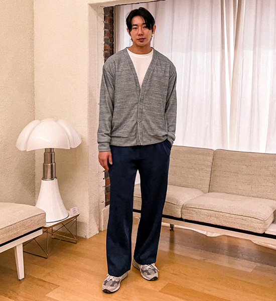(M-2XL)<BR>벨커 ニットカーディガン