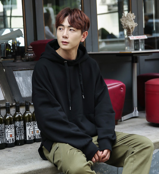 (L~5XL)<br>컨트롤 フードティーシャツ