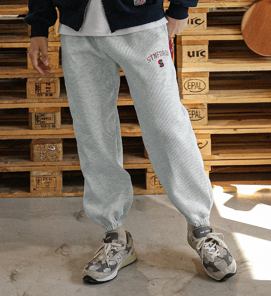 (XL-6XL)<BR>아치포드 와플밴딩조거팬츠 <br><font color="#098a09"><B>長さを選択 (基本的な,ロング+8cm)</B></font>