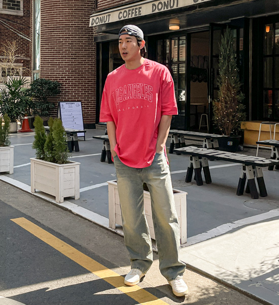 (XL-6XL)<BR>타빌린 顔料 半そでティー