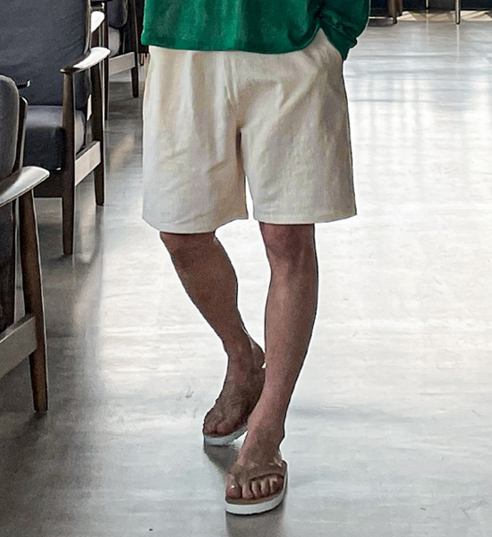 (M-4XL)<br>마카디 リネン バンディング半ズボン 1109
